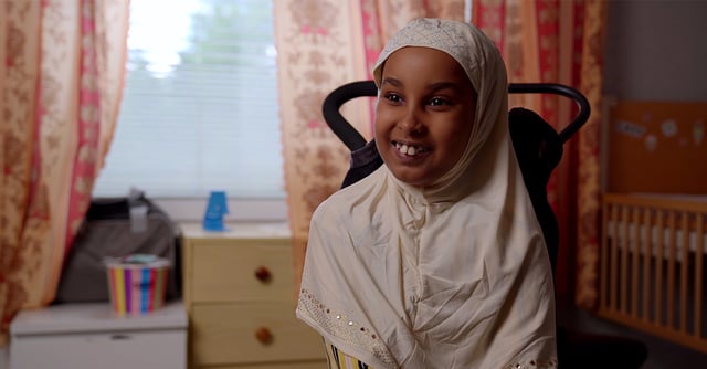 Aisha living with SMA