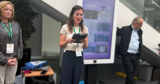 Clare Grodon presents the heROIC study at EACD 2026 and the experience of using the Innowalk Pro at Richard Cloudesley School in London.