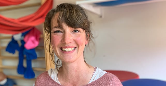 Carolin Schims från LVR-skolan Volksgarten i Düsseldorf