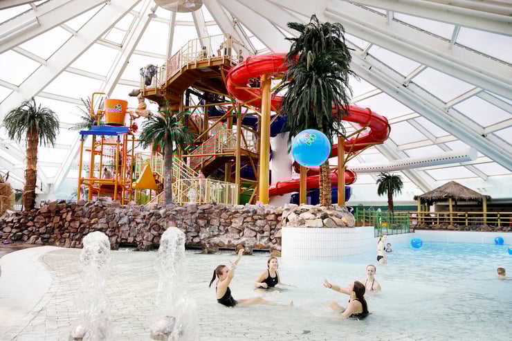 Lalandia water park children playing