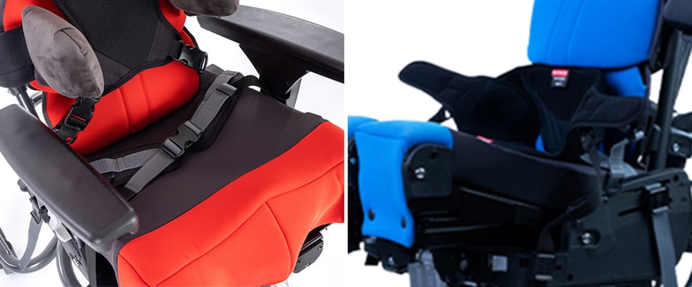 4-punkts hoftebelte og bekkenvugge